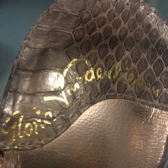 Vintage Snake Skin Shoes - Picture 3 of 5